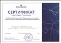 Сертификат участника семинара "Учебники АО "Издательства "Просвещение" по истории и обществознанию в новом Федеральном перечне учебников", АО "Издательство "Просвещение", 4 часа,26.03.2019 года Сертификат участника семинара "Учебники АО "Издательства "Просвещение" по истории и обществознанию в новом Федеральном перечне учебников", АО "Издательство "Просвещение", 4 часа,26.03.2019 года